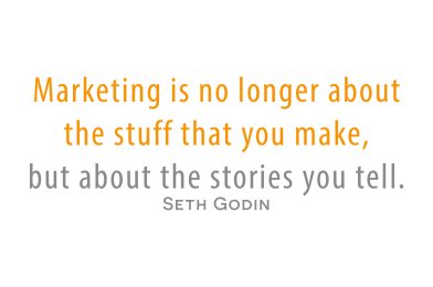 Marketing is no longer about the stuff you make!