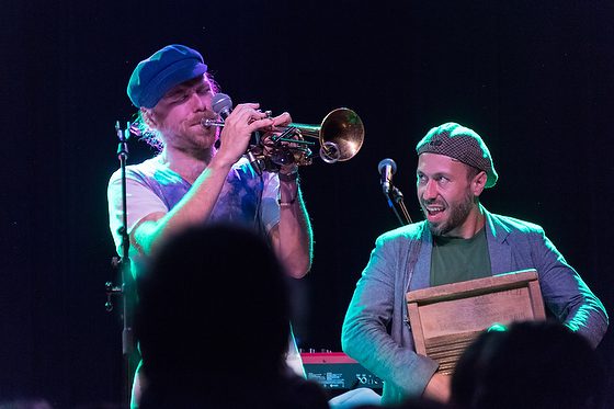 The California Honeydrops play at Terminal West in Atlanta, Georgia