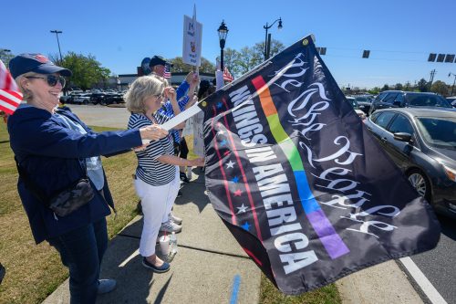 Protesters Gather in Roswell, GA for ‘No Kings’ Demonstration